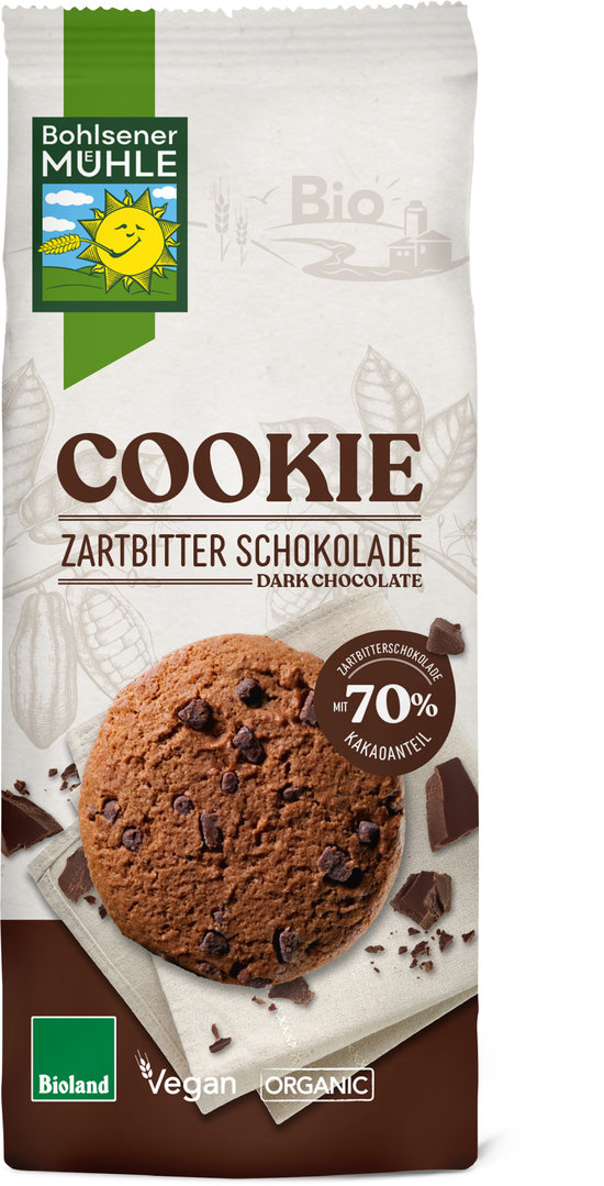 Bohlsener Mühle Cookie Zartbitterschokolade Bio