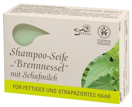 Shampoo-Seife Brennnessel mit Schafmilch